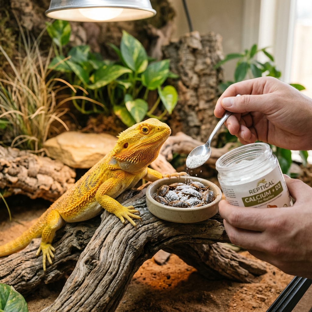Calcium and vitamin D3: the right pairing for reptiles and why the ratio matters (reptile nutrition) — Reptiles / Husbandry & Nutrition cover image