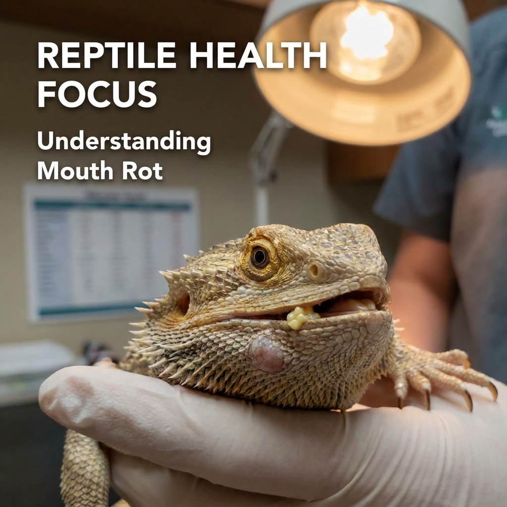 Mouth rot: how to spot it early in reptiles and the treatment that catches it... (infectious stomatitis) — Reptiles / Health & Disease cover image