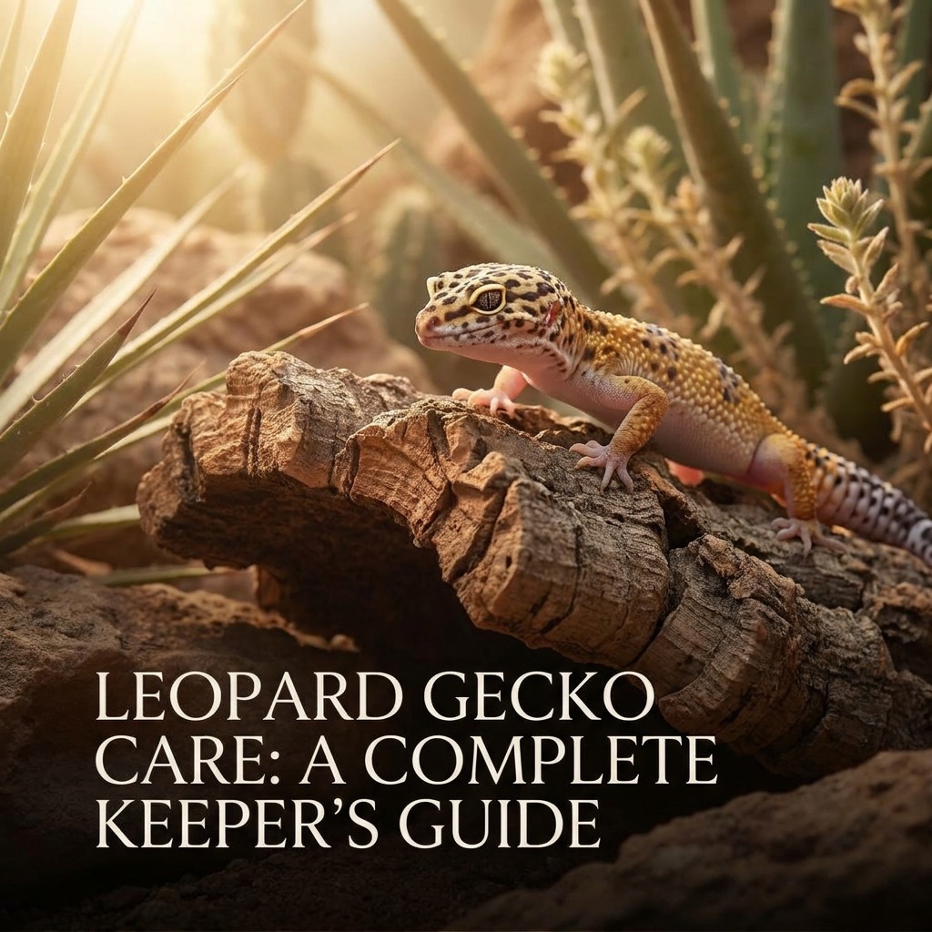 Leopard gecko care: a complete keeper's guide (eublepharis macularius) — Reptiles / Lizards cover image