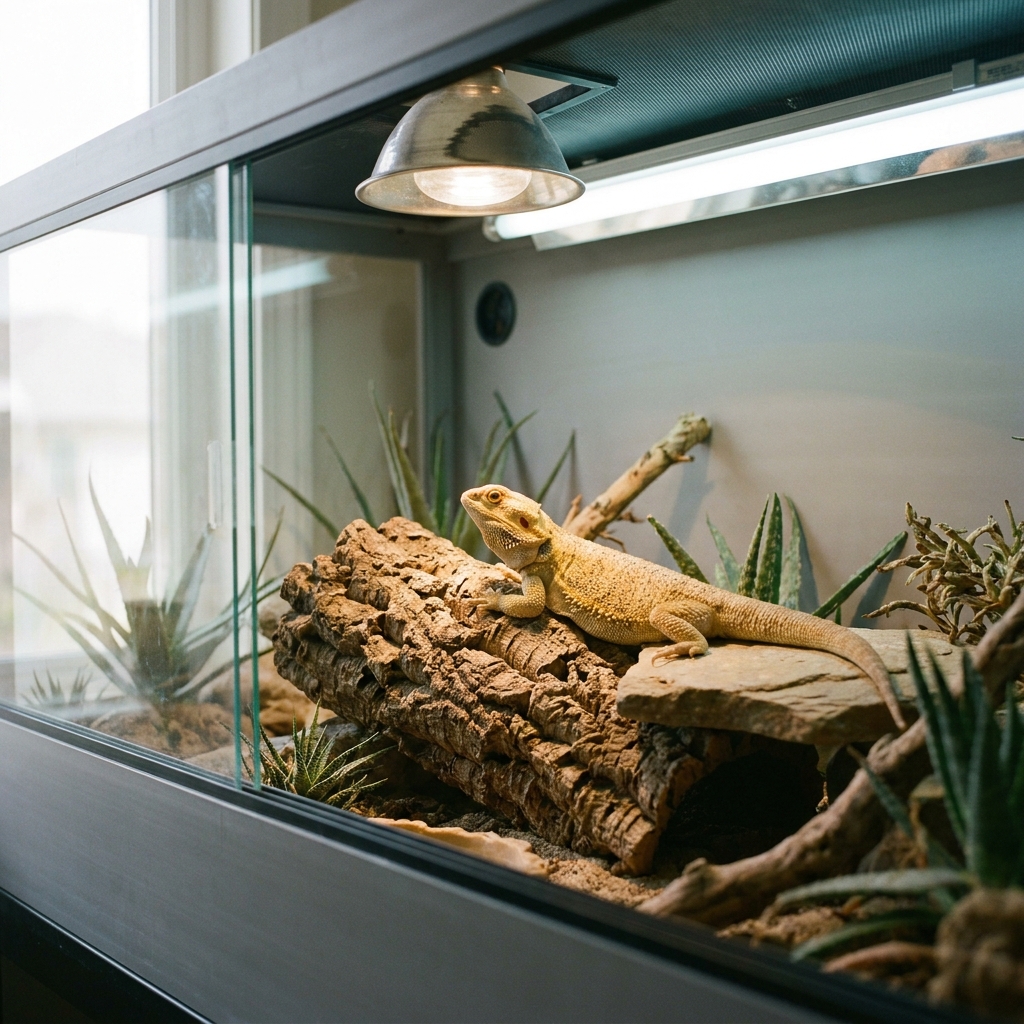 Bearded dragon: UVB and the temperature gradient (pogona vitticeps) — Reptiles / Lizards cover image