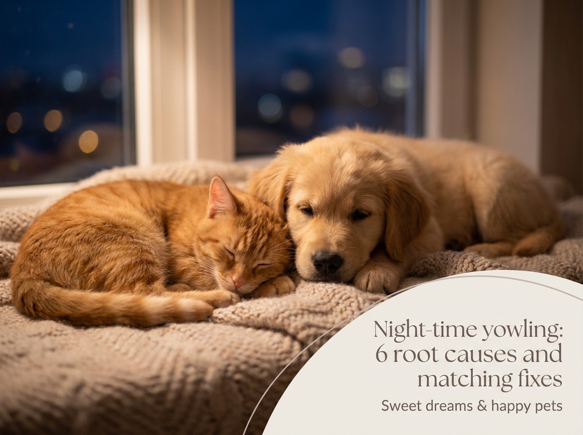 Footer banner — senior cat resting peacefully in a darkened room