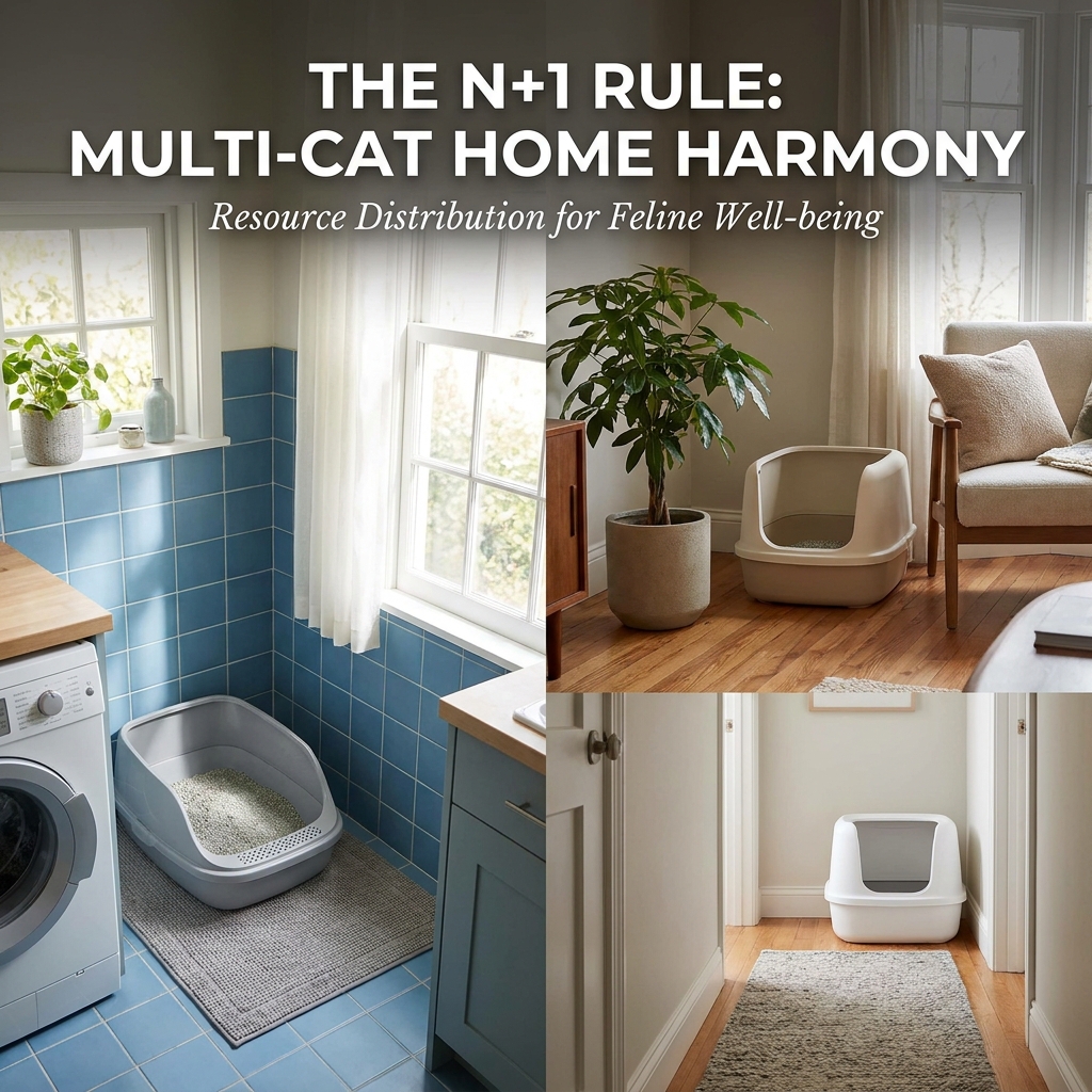 Multi-cat resource math: the N+1 rule in practice for households with two or ... (resource distribution) — Cats / Multi-Cat Households cover image