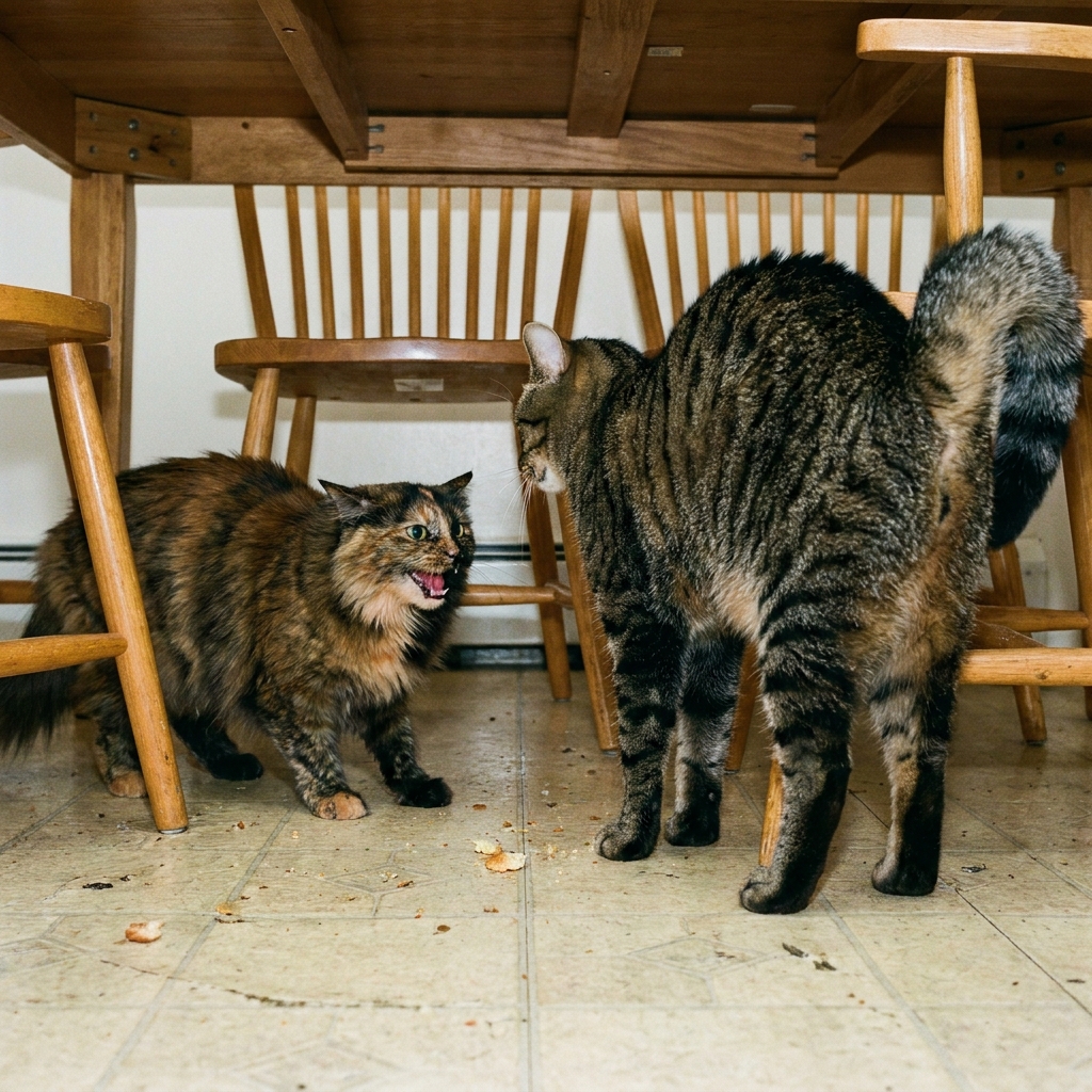 Cat-to-cat aggression: from hissing to full fight — when to step in (introductions) — Cats / Behavior cover image