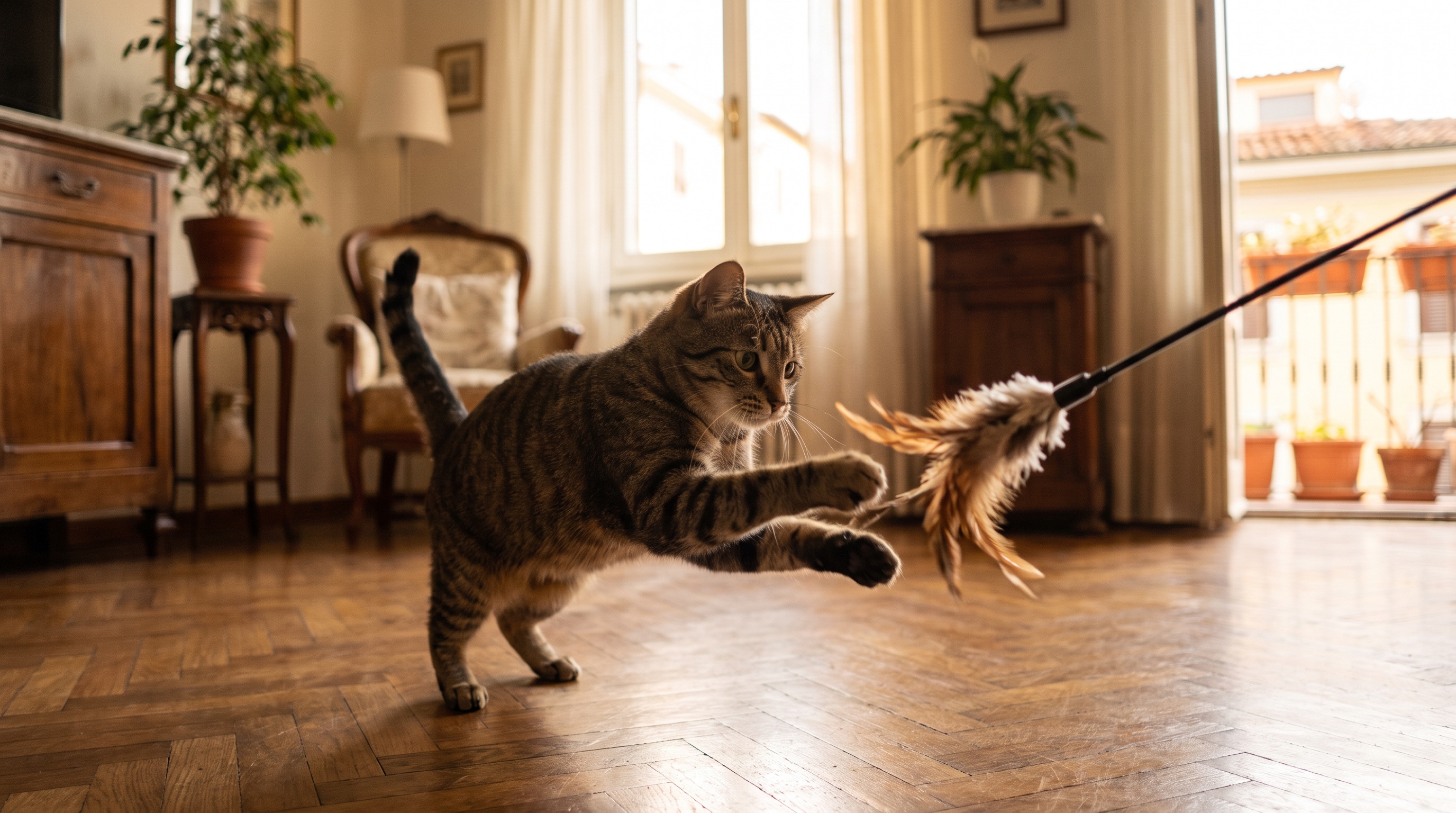 Indoor cat exercise: meeting the daily activity quota (enrichment) — Cats / Welfare cover image