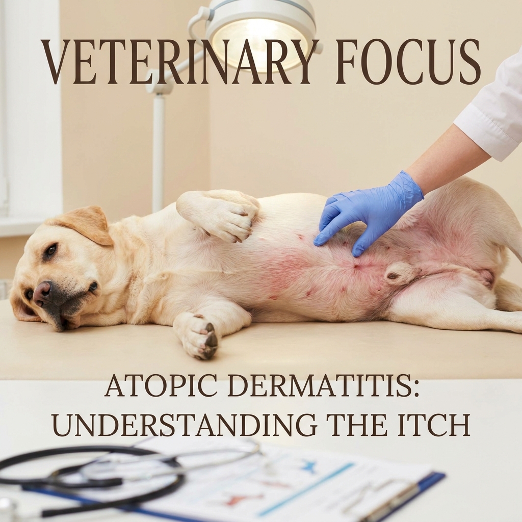 Canine atopic dermatitis: an environmental control checklist that reduces fla... (environmental allergy) — Dogs / Dermatology cover image