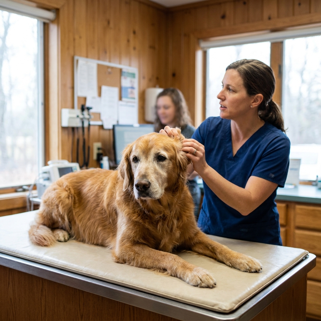 Senior dog (7+) annual screening checklist: the tests that catch what the exa... (wellness screening) — Dogs / Senior Health cover image