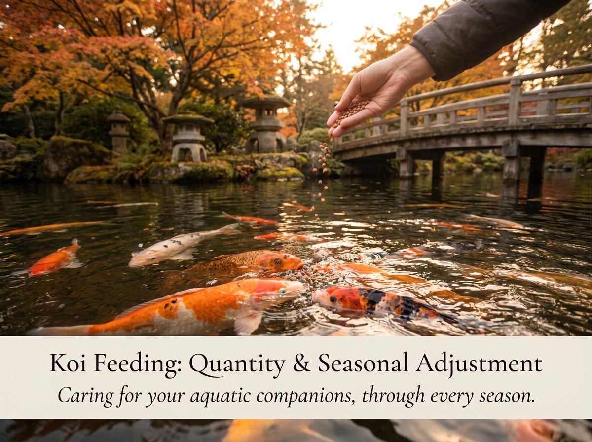 Section — koi food types and their seasonal application