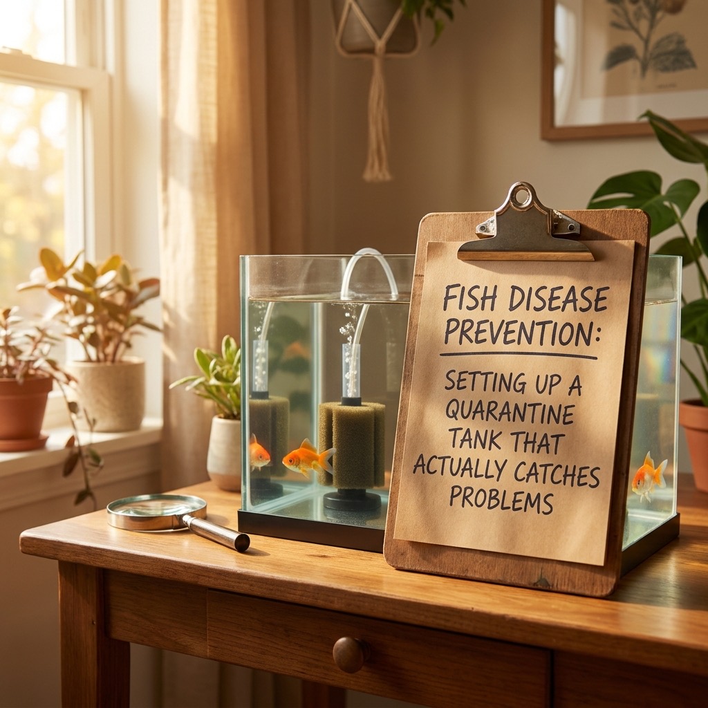 Fish disease prevention: setting up a quarantine tank that actually catches p... (disease prevention) — Fish / Disease Prevention cover image