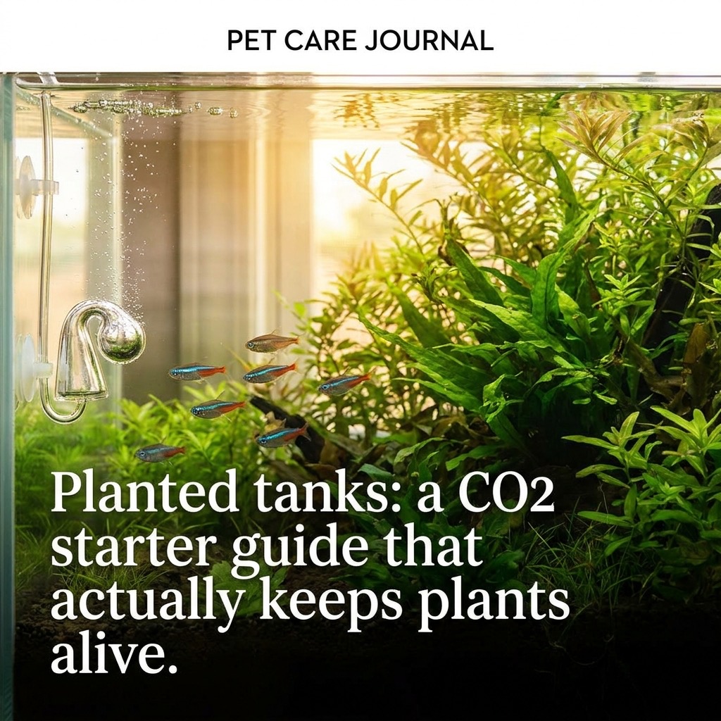 Planted tanks: a CO2 starter guide that actually keeps plants alive (high-tech planted) — Fish / Planted Aquariums cover image