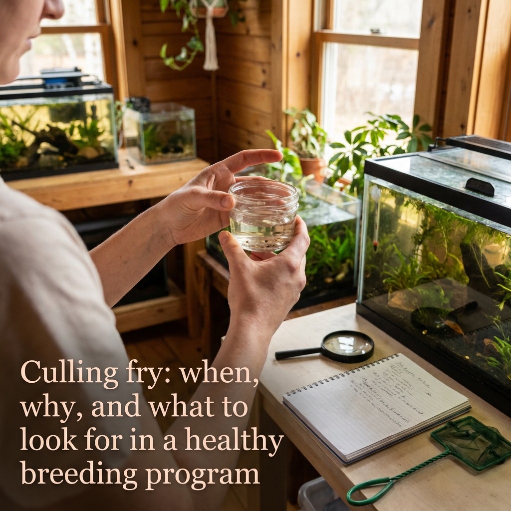 Culling fry: when, why, and what to look for in a healthy breeding program (fish breeding) — Fish / Fish Breeding cover image