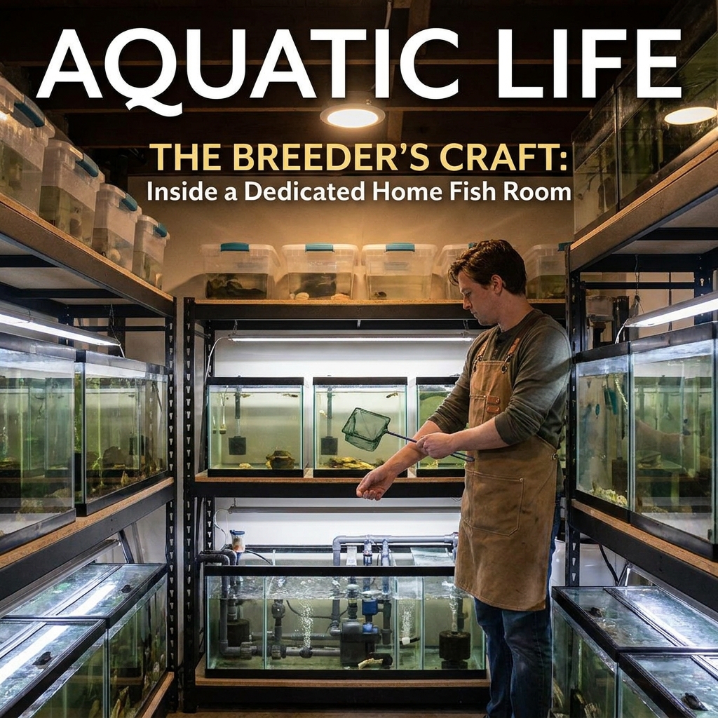Home fish room: the minimum hardware for a serious ornamental fish breeder (water change) — Fish / Breeding & Genetics cover image