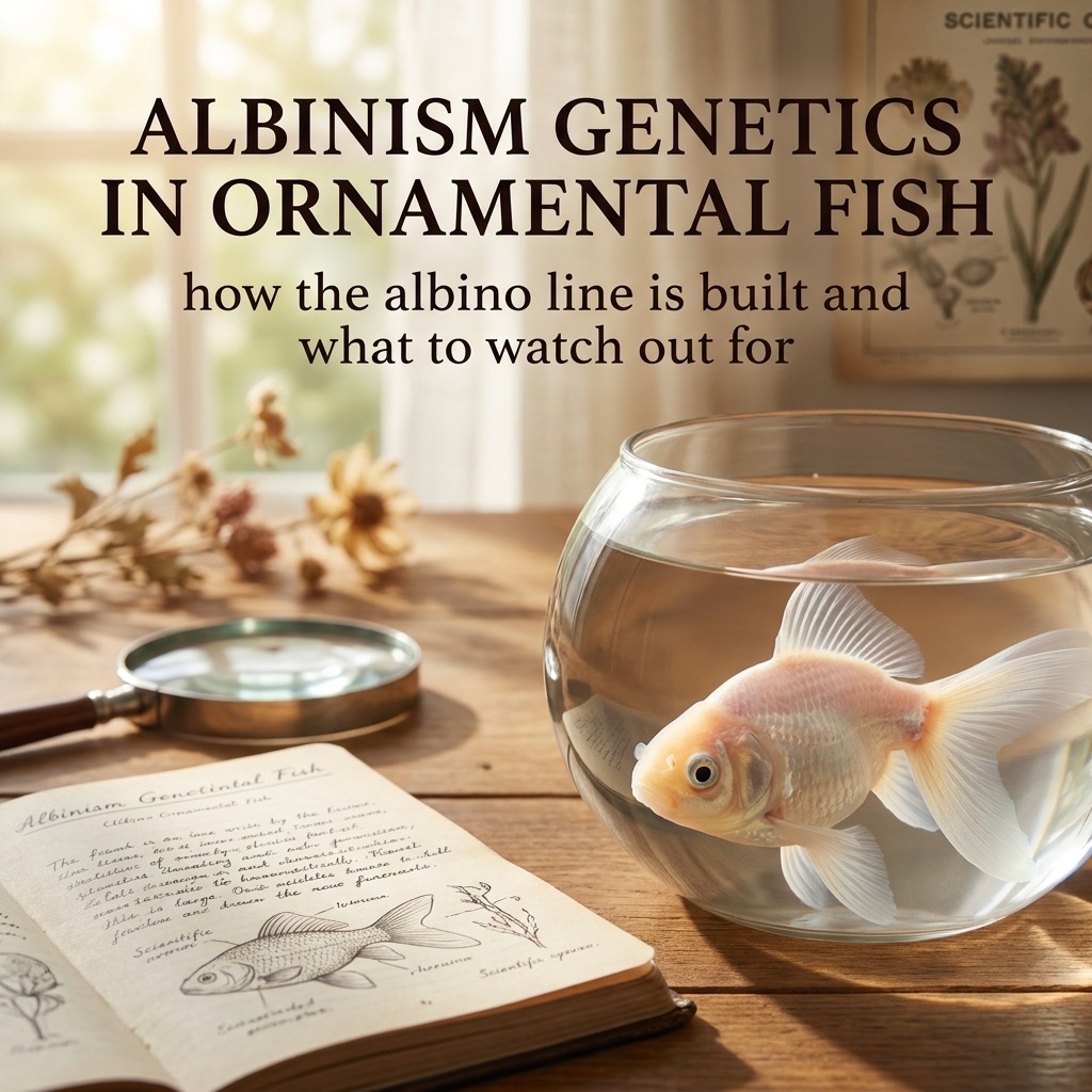 Albinism genetics in ornamental fish: how the albino line is built and what t... (ornamental fish) — Fish / Genetics & Breeding cover image