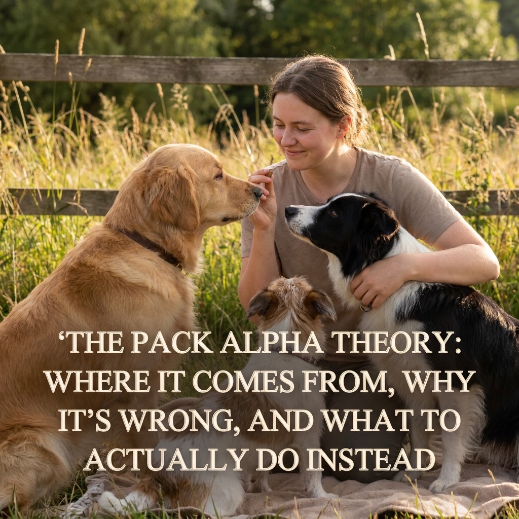 The pack alpha theory: where it comes from, why it's wrong, and what to actua... (alpha theory) — Dogs / Behavior cover image