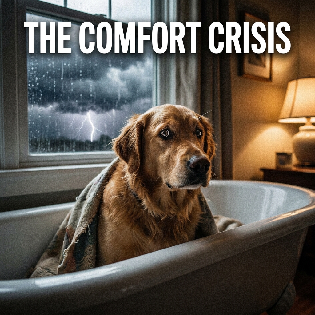 Thunderstorm and fireworks phobia: a desensitization plan for the noise-react... (thunderstorm phobia) — Dogs / Behavior cover image