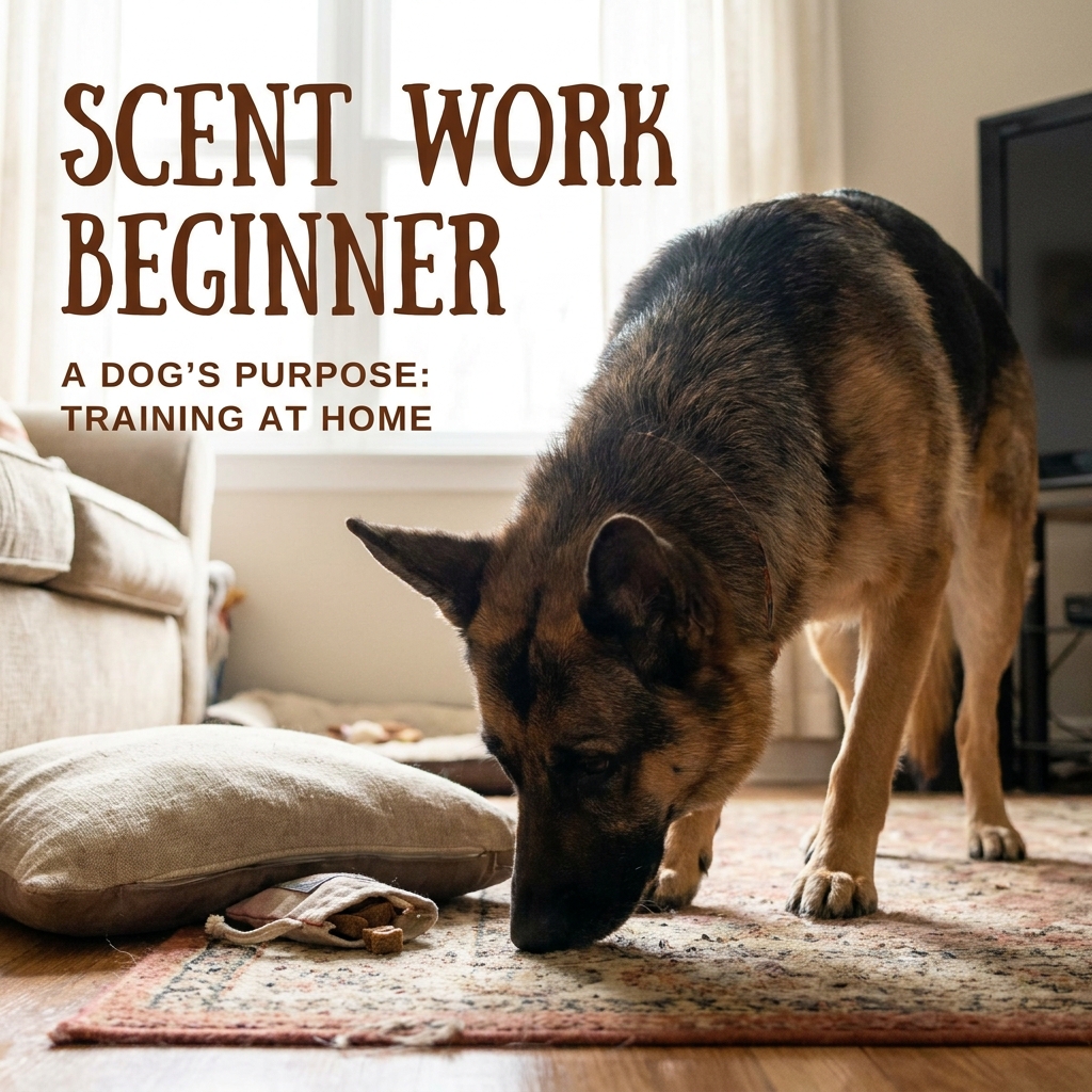 Scent work and nose games you can set up at home for enrichment and confidence (mental exercise) — Dogs / Enrichment & Training cover image