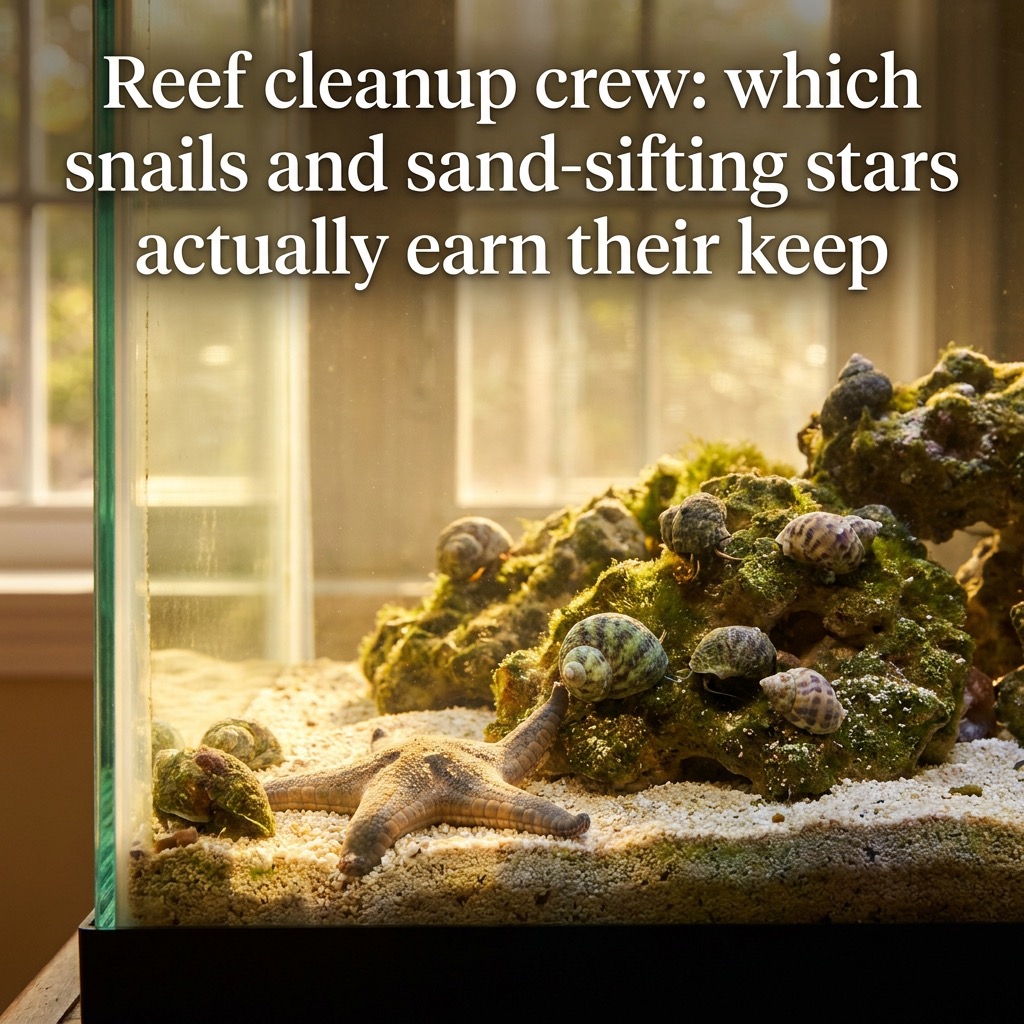 Reef cleanup crew: which snails and sand-sifting stars actually earn their keep (sand sifting star) — Fish / Reef & Marine cover image