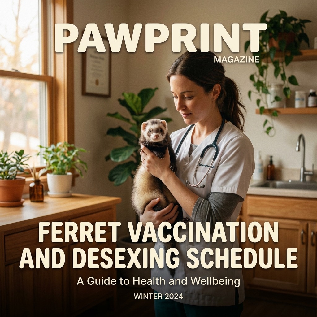 Ferret vaccination and desexing schedule: what to get, when, and why (canine distemper) — Exotic Pets / Ferrets cover image