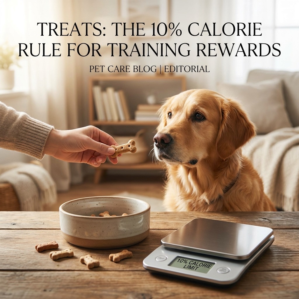 Treats: the 10% calorie rule for training rewards (weight management) — Dogs / Nutrition cover image