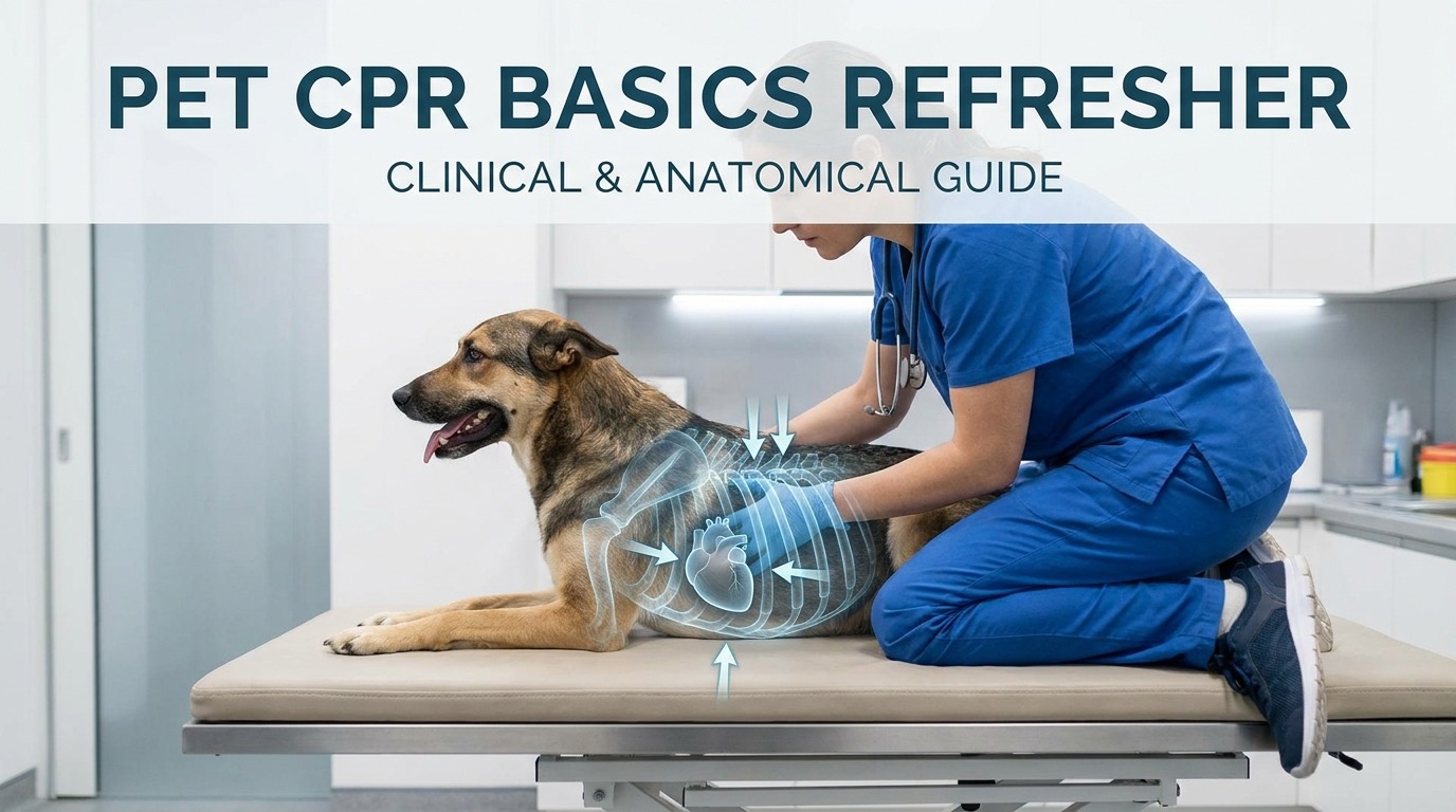 Pet CPR basics: a refresher that could save a life (cardiac arrest) — Emergency / CPR & First Aid cover image